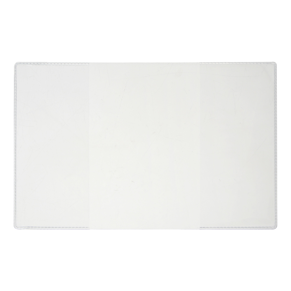 Обложка на паспорт прозрачная, 13,2х9,2см, ПВХ - #2