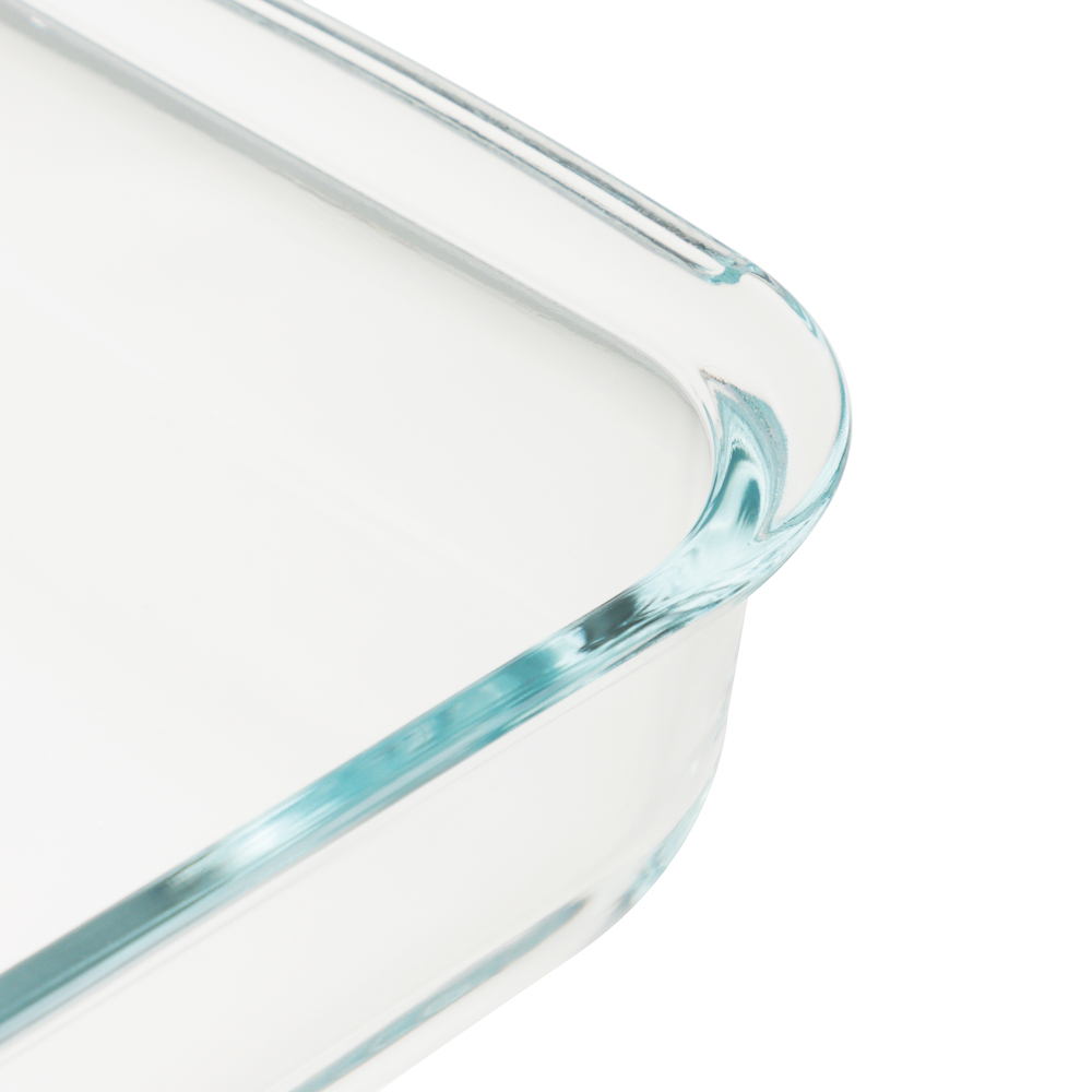 SATOSHI Форма для запекания/хранения жаропрочн. стекло, с крышкой из полипропил. 26,7х16,2х6см, 1л - #6
