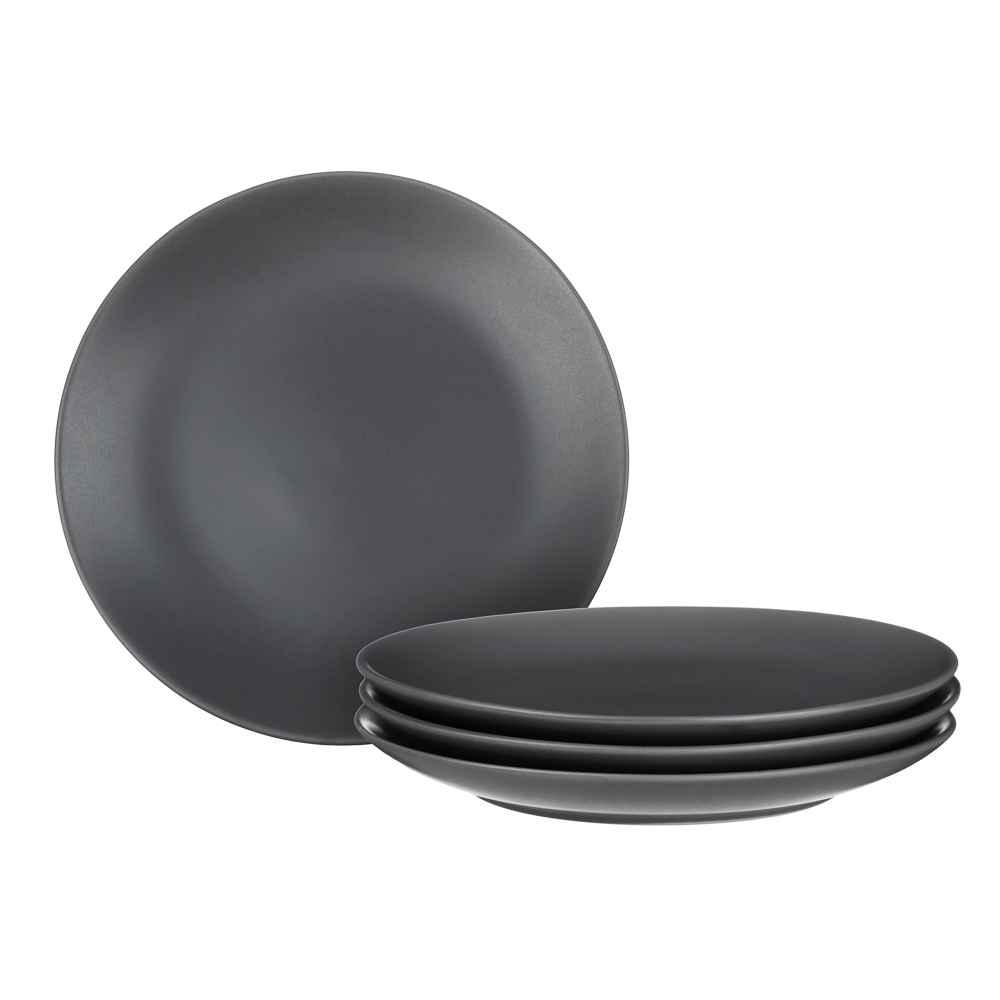 MILLIMI Набор стол.посуды 16пр(тар26см*4, тар20см*4, салатн650мл*4, кружка340мл*4) керамика, серый - #2