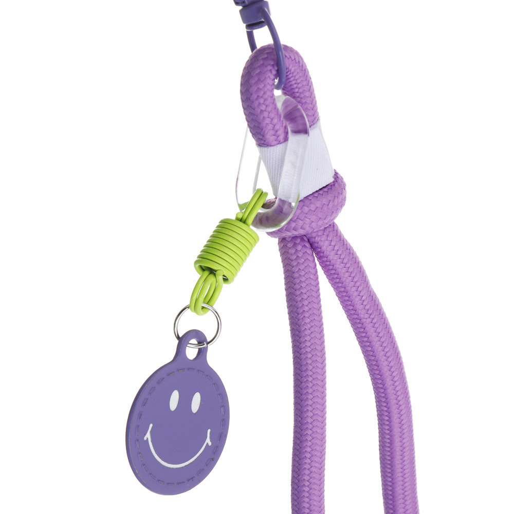 Подвеска аксессуар паракорд с шармом тм ЮL Smile, нейлон, металл, 18 см,  6 цветов, #2 - #4