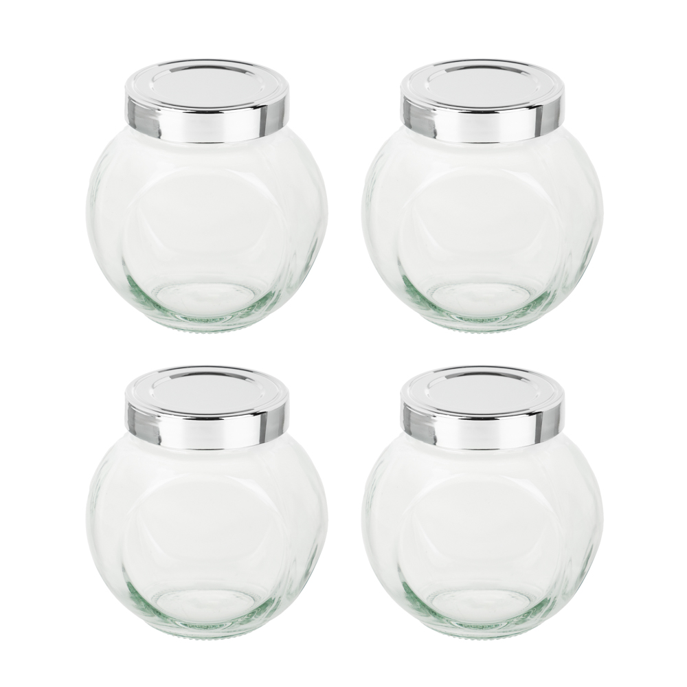 VETTA Набор банок для специй 4шт., 200мл, стекло - #1