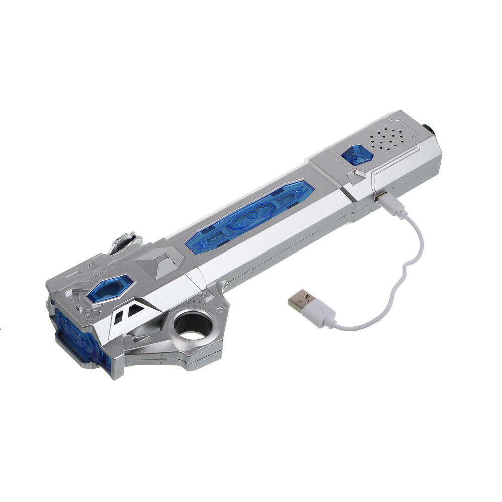 ИГРОЛЕНД Меч световой "Галактический воин", свет, звук, АКБ, USB, ABS, 37х12х5 см, 4 дизайна - #10