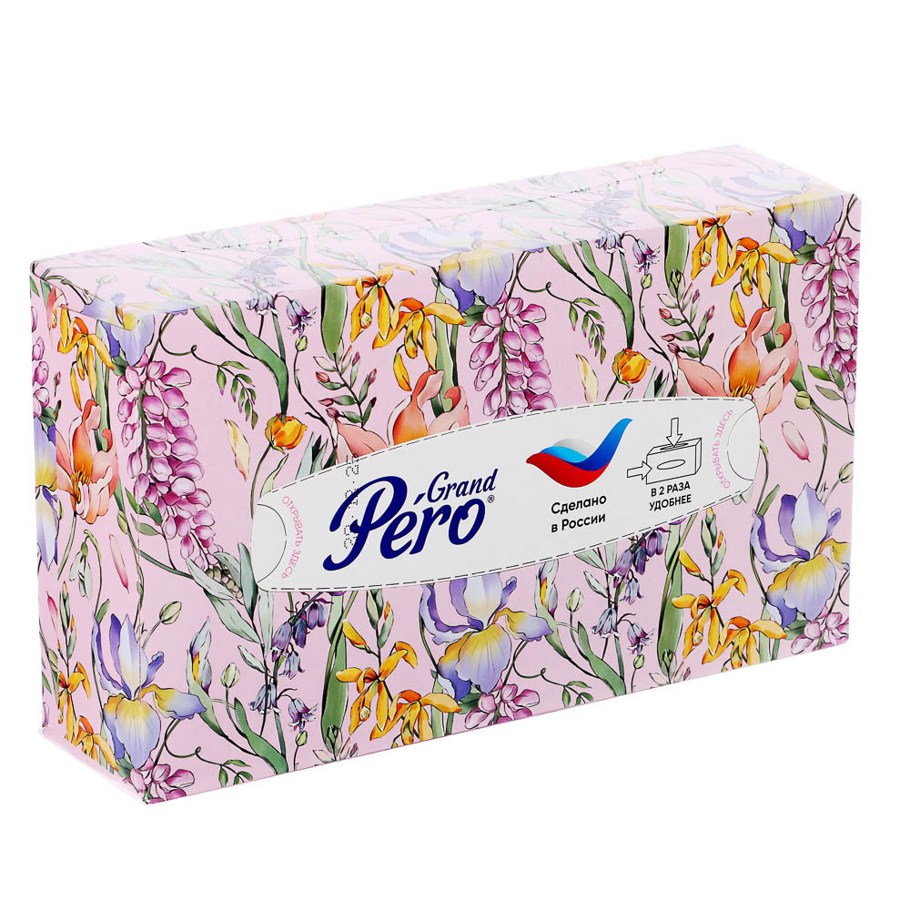 Салфетки универсальные бумажные GrandPero двухслойные, 4 дизайна, 100л - #2