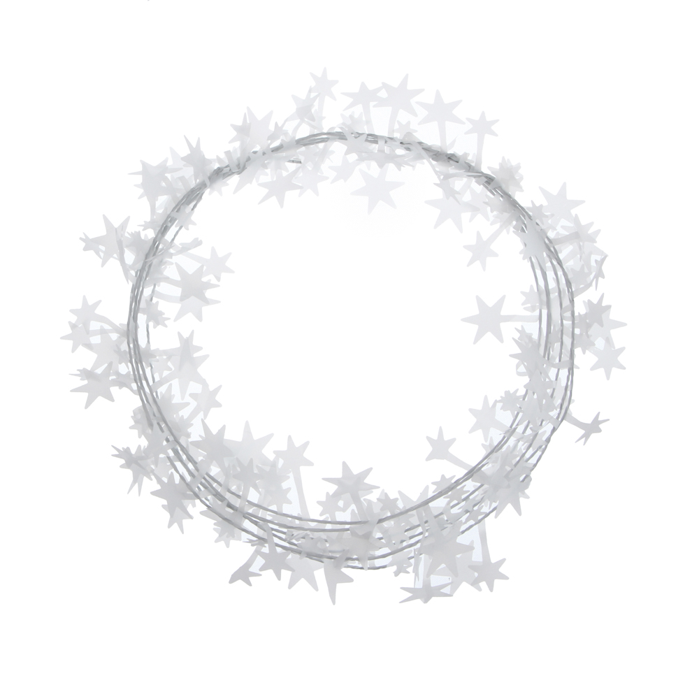 СНОУ БУМ Мишура на леске 270 см, ПЭТ, цвета в ассортименте золото, серебро, белый, 26-337 - #10