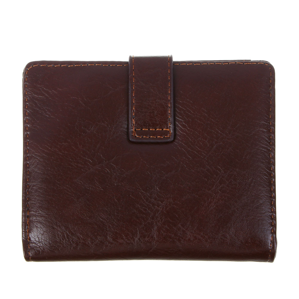 ЮL Вальгор Портмоне-кардхолдер с отделением для купюр на кнопке, ПУ, 12х10х2см, 2 цвета, КЖ24-42 - #4