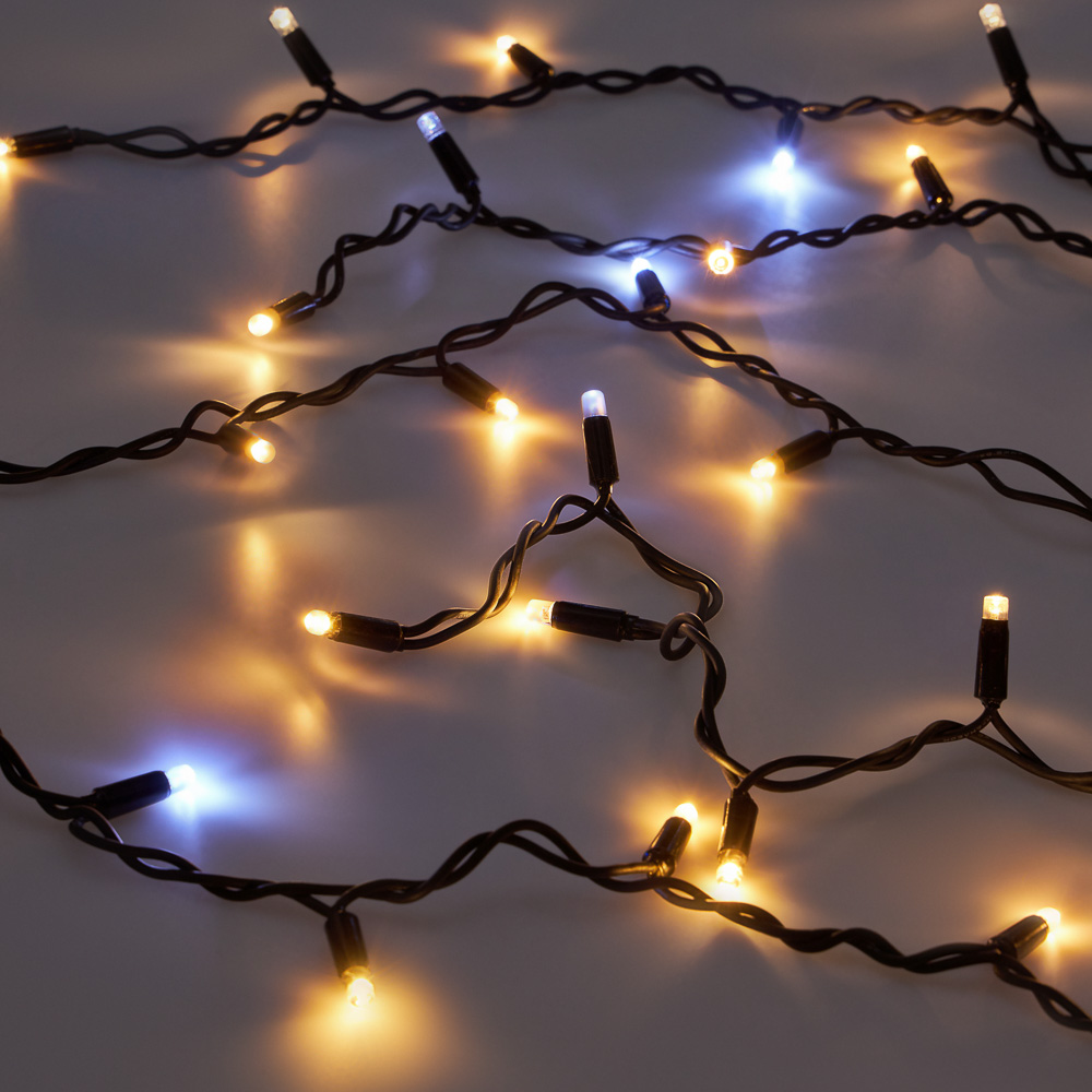 BY Гирлянда эл. бахрома уличн, 3х0,5 м, 100LED, шампань, мерцание, ПВХ черный, коннектор, 220В - #7