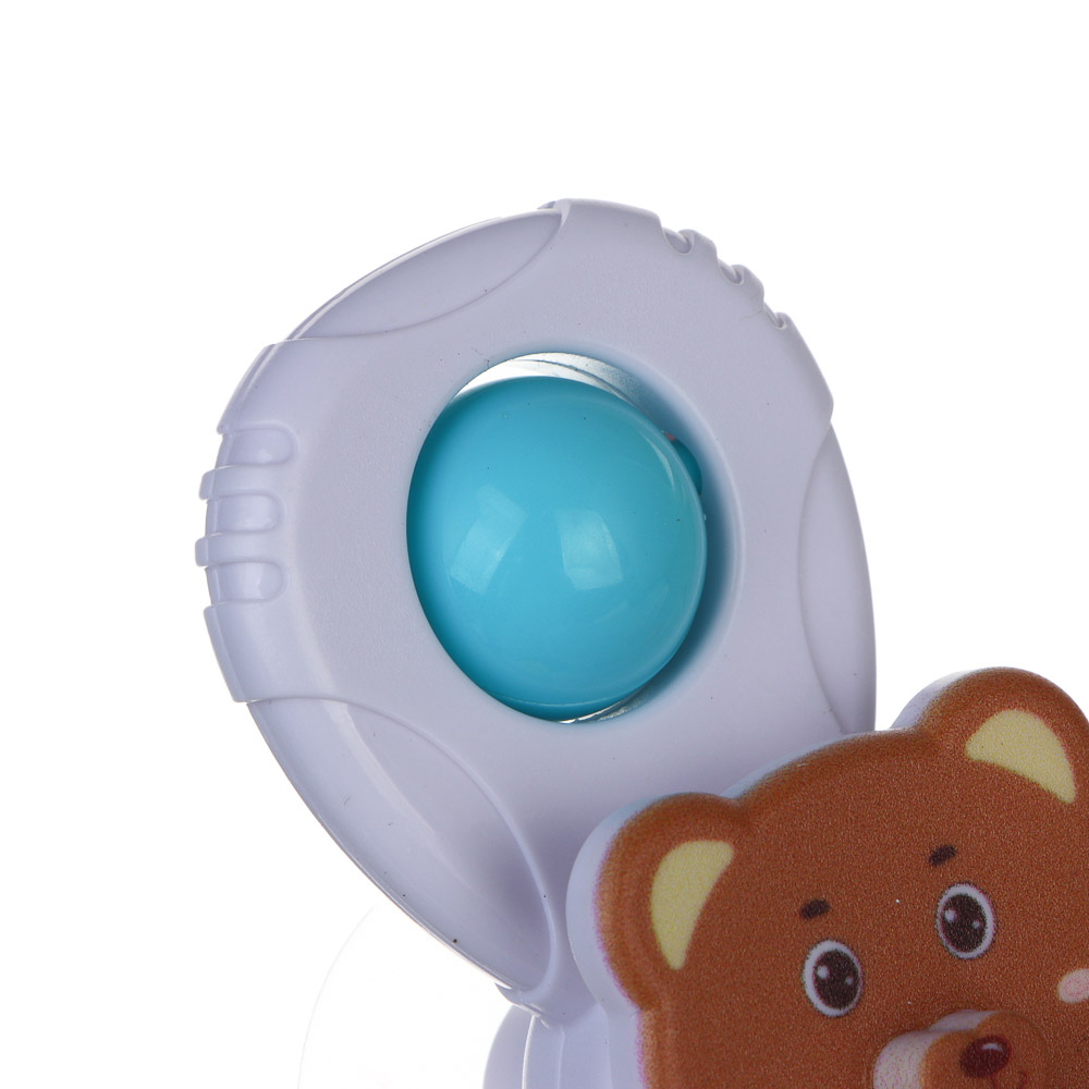 Развивающая игрушка сортер "Крутящиеся фигурки", ABS, силикон, 13,5х6х11см - #9