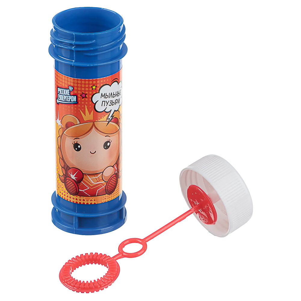 Мыльные пузыри "Русские Супергерои", BY, 50мл, мыльный раствор, пластик, 6 дизайнов - #19
