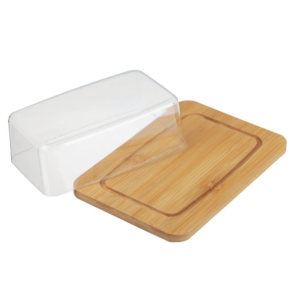 Масленка тм VETTA, 20,5x14x6,4см, пластик, бамбук - #3