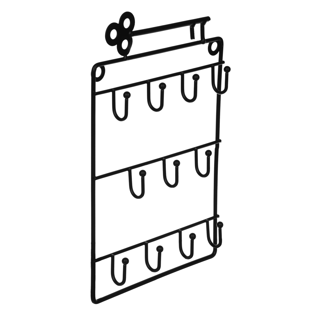 Ключница открытого типа на 11 крючков, 24x16 см - #1