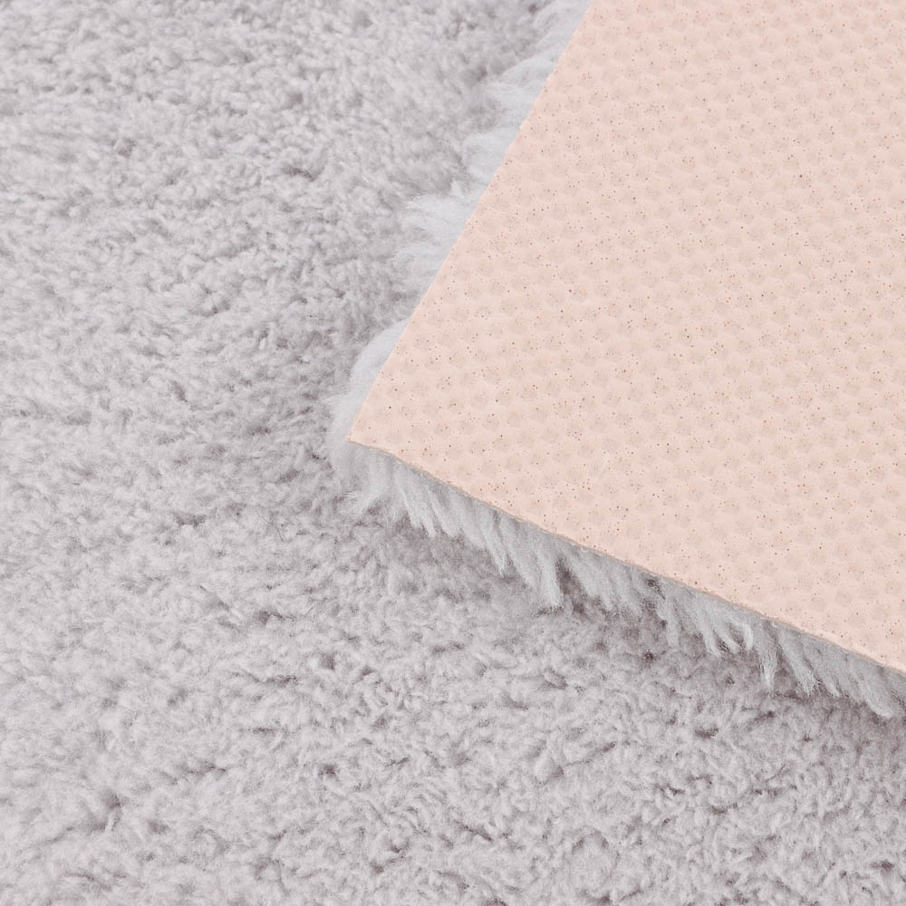 Коврик плюшевый 40х60 серый 02 - #4