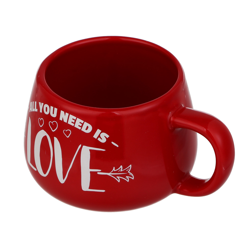 Кружка тм LADECOR "Love", 360 мл, керамика, 2 вида - #3