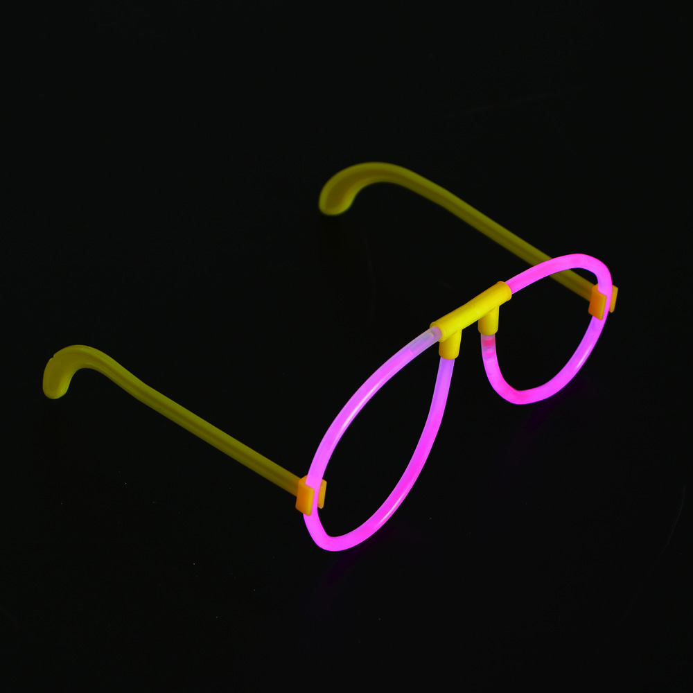 Неоновые очки, ширина очков 15см, пластик, 4 цвета - #10
