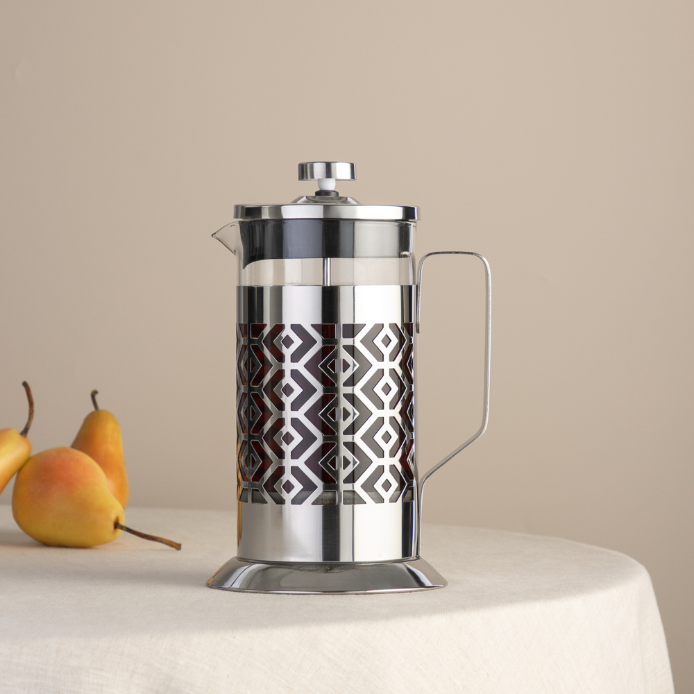 SATOSHI Гельсингфорс Френч-пресс 1000мл, жаропрочное стекло - #9