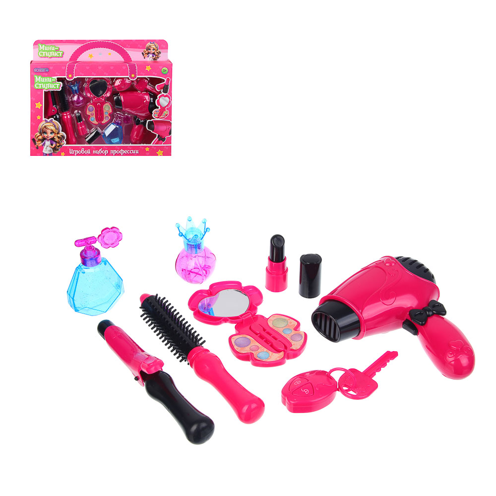 ИГРОЛЕНД Набор игровой профессии мини "Стилист" в коробке, PP, ABS, 35х6х28,5 см - #1