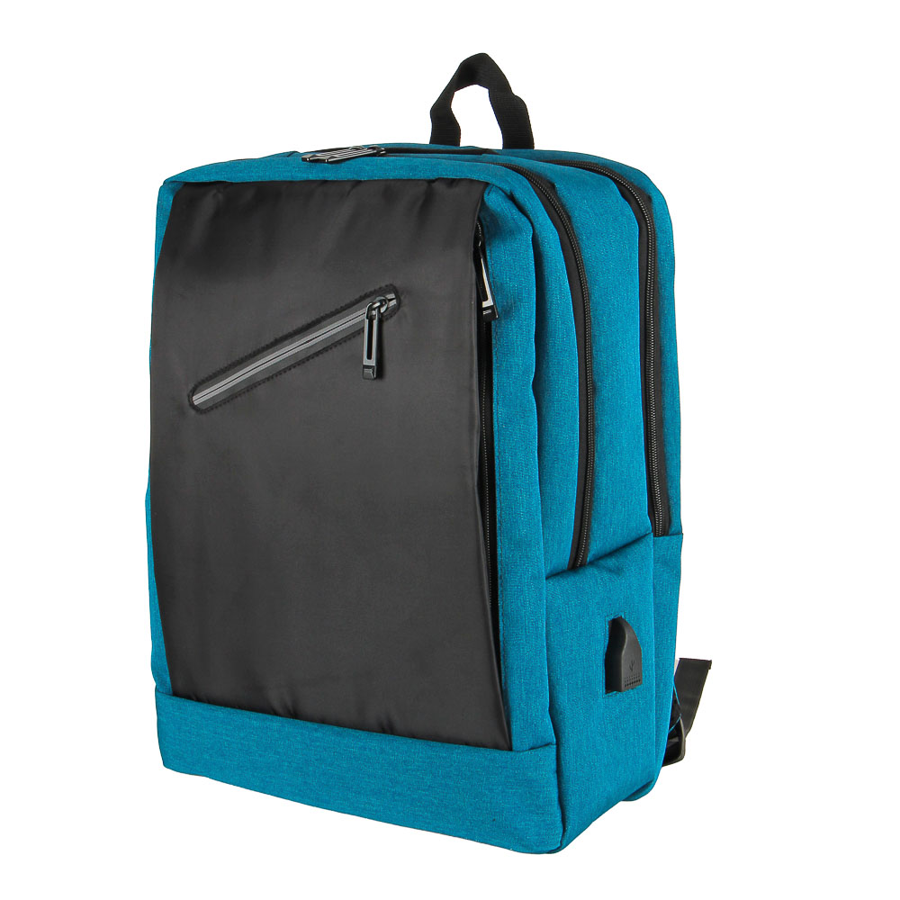 Рюкзак универсальный 41,5x29,5x16см, 2 отд., 4 карм. (1 на спинке), USB-выход, ПЭ, 2 цвета - #3