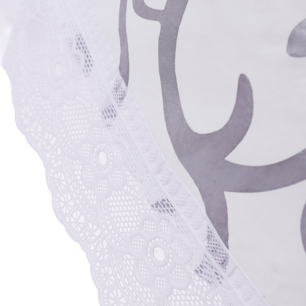 Скатерть 140х230 см PROVANCE "Настроение" с ажурной каймой, 6 дизайнов, ПВХ - #4