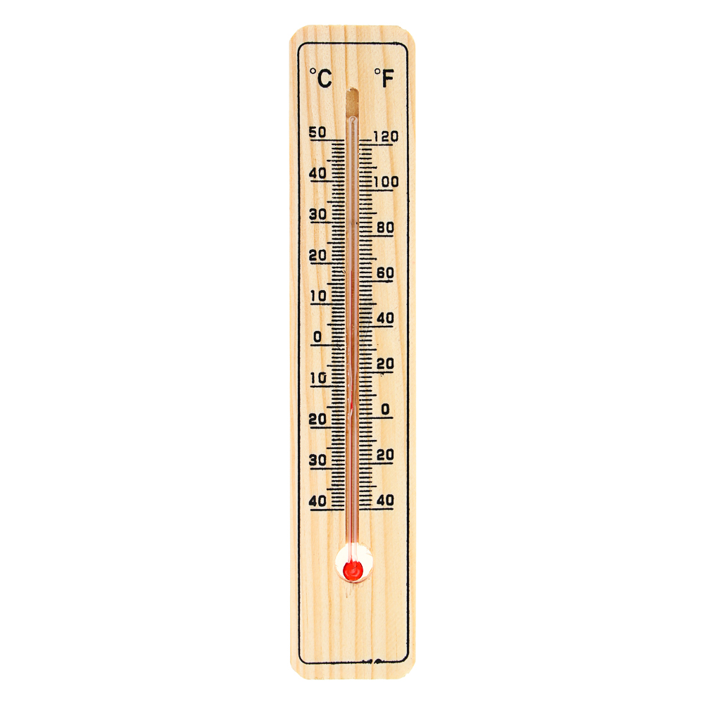VETTA Термометр деревянный Классик малый, блистер, 20х4см - #1