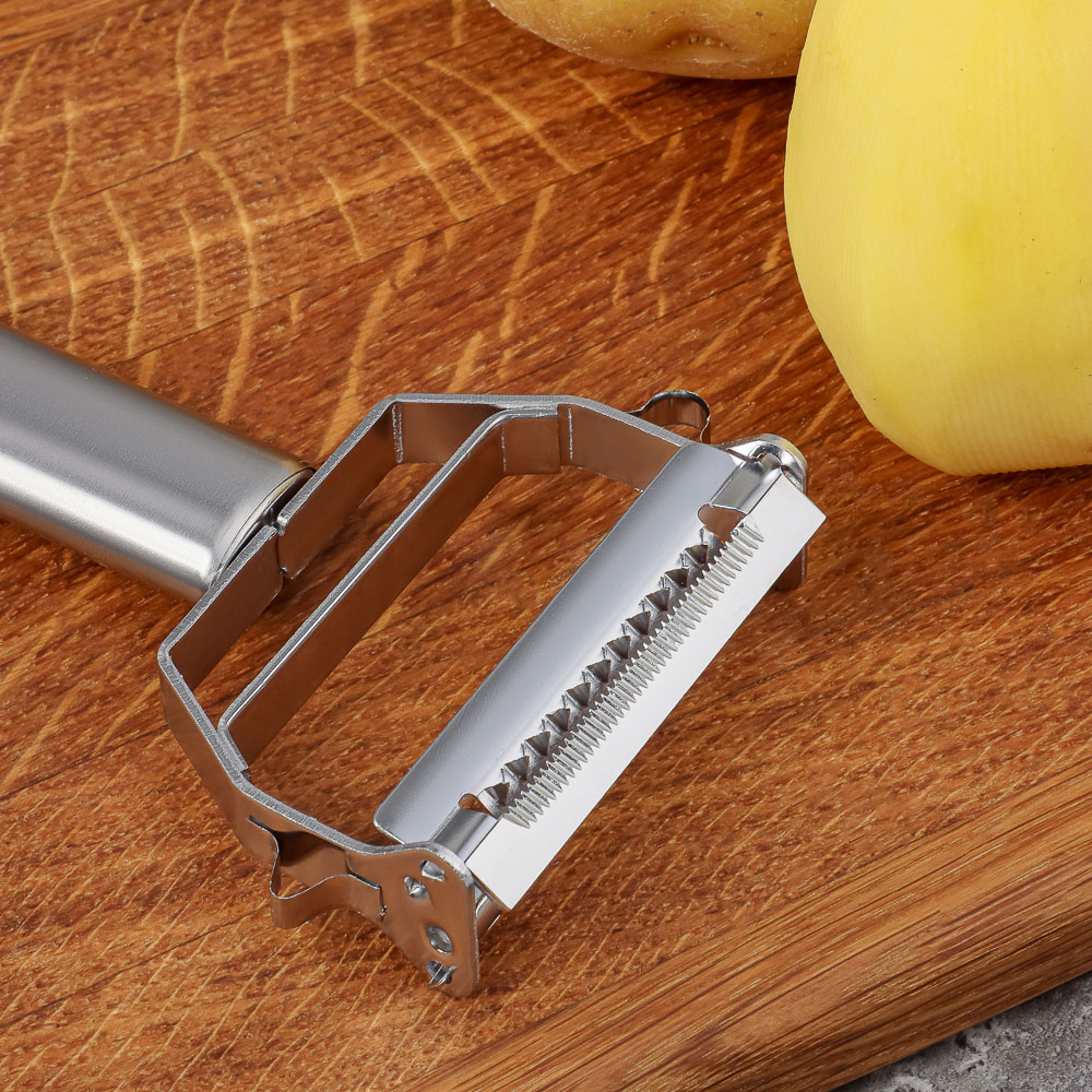 SATOSHI Овощечистка 5 в 1, 18х8см, 2 лезвия, нерж.сталь - #8