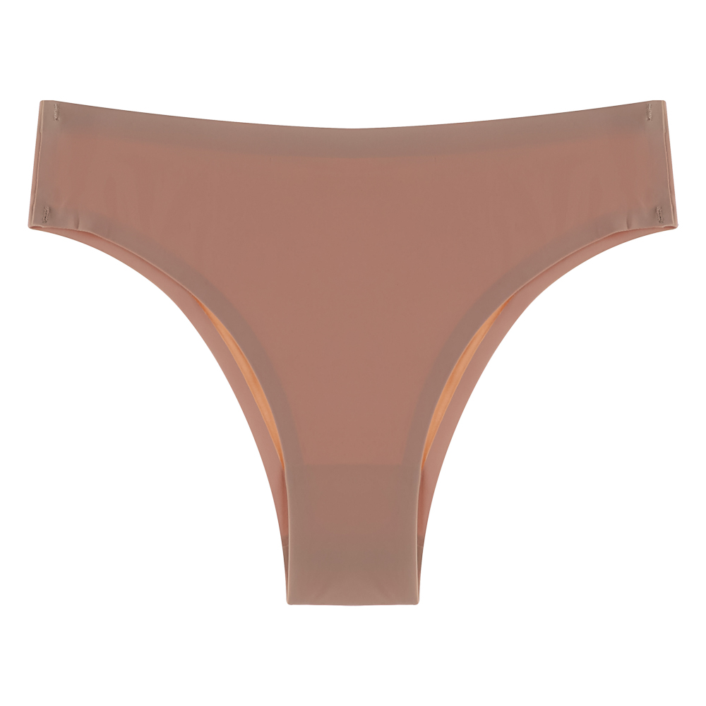 GALANTE Трусы-слипы женские бесшовные, р.44, 95%вискоза, 5%спандекс, бежевый, НБ25-10 - #1