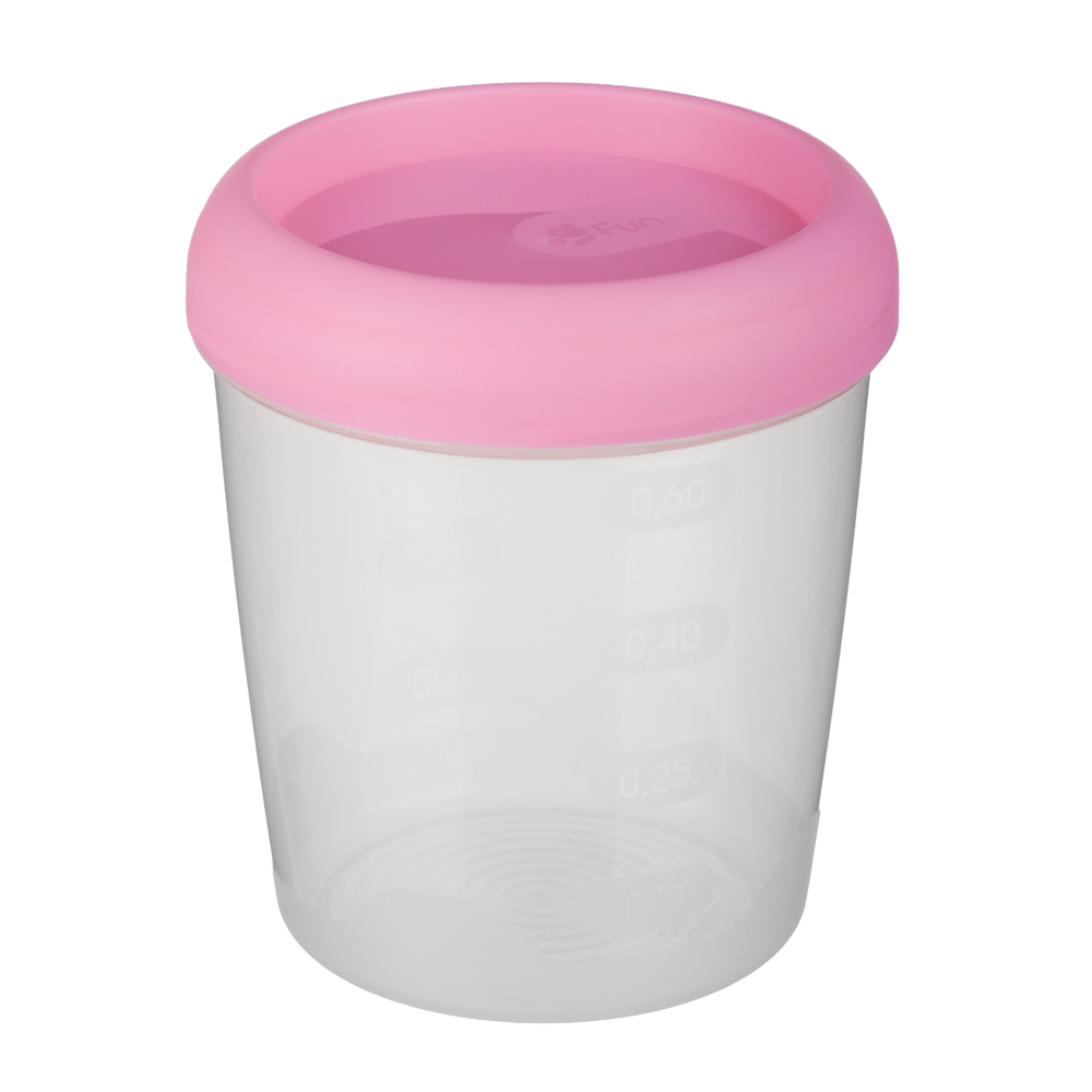 Набор банок для продуктов с завинчивающейся крышкой 5шт (1,4л; 1,05л; 0,75л; 0,55л; 0,4л), пластик - #4