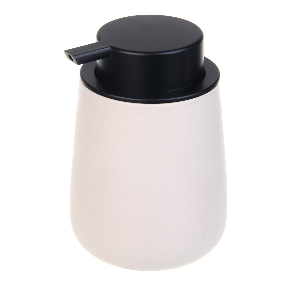 VETTA Дозатор для жидкого мыла, 320 мл, 13x9x9 см, керамика, "Космос", бежевый - #4