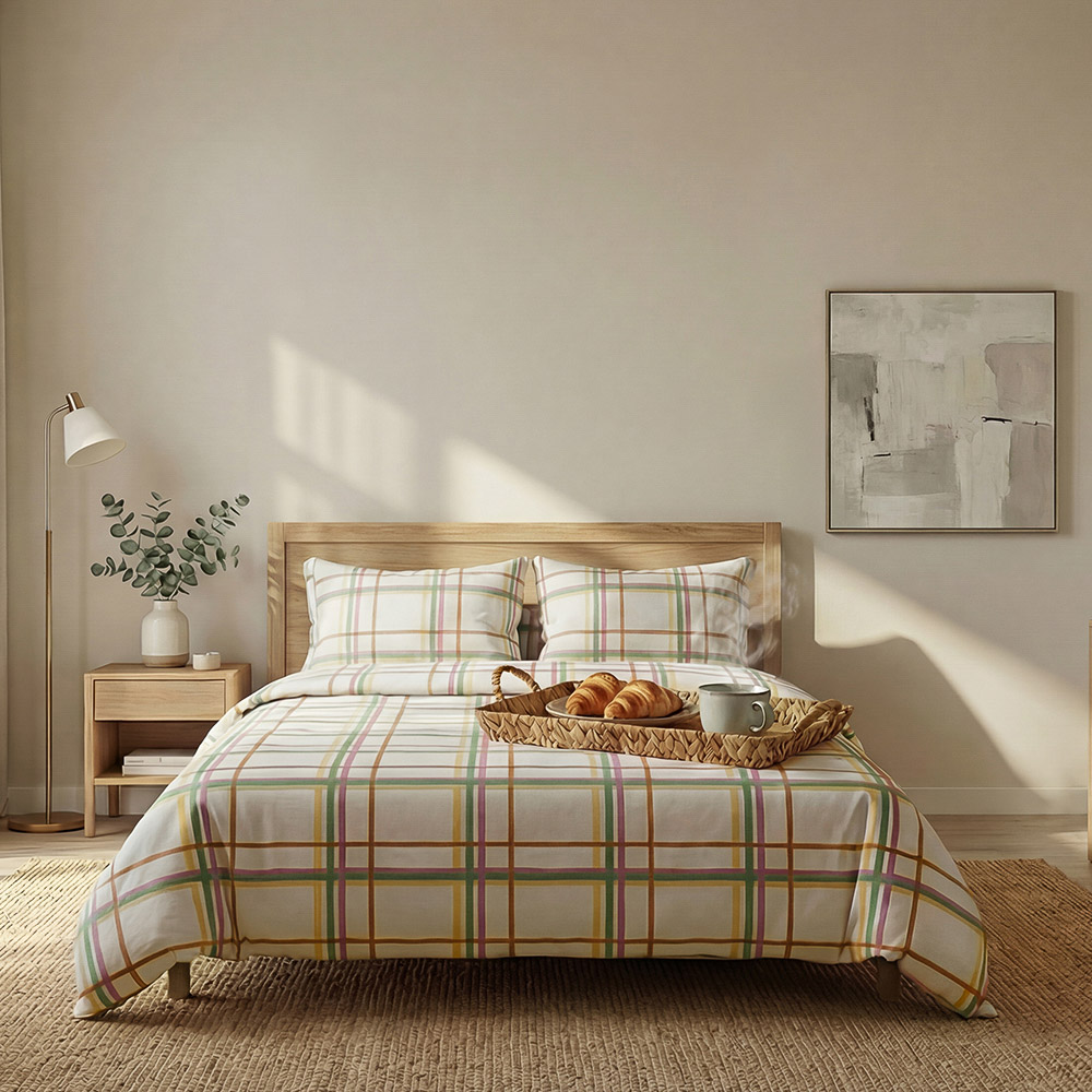 PROVANCE Ботаника Комплект постельного белья евро (4 предмета), микросатин, 100% полиэстер, 3 дизайн - #22