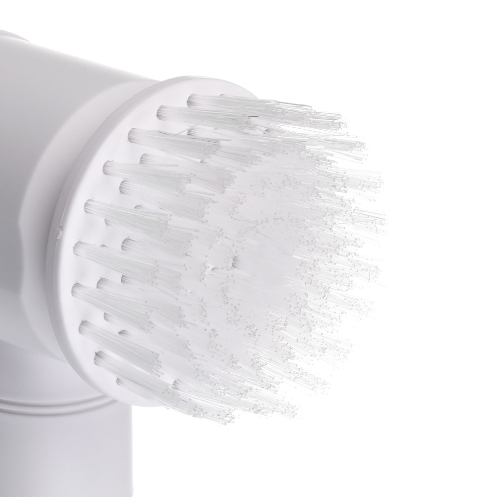 LEBEN Электрическая щетка для уборки, 5 насадок, 500 мАч, пластик, белый - #4