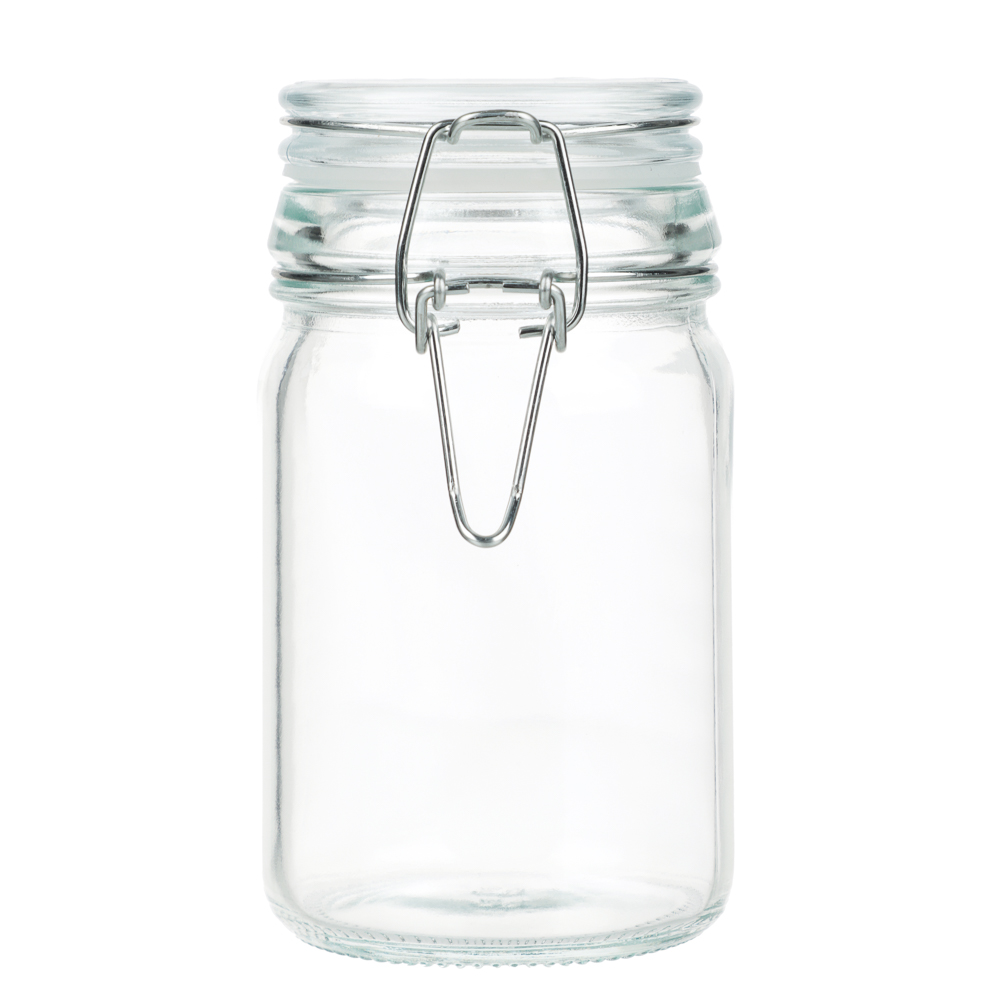 Банка для сыпучих продуктов, стекло, стекл.крышка 250 мл - #2