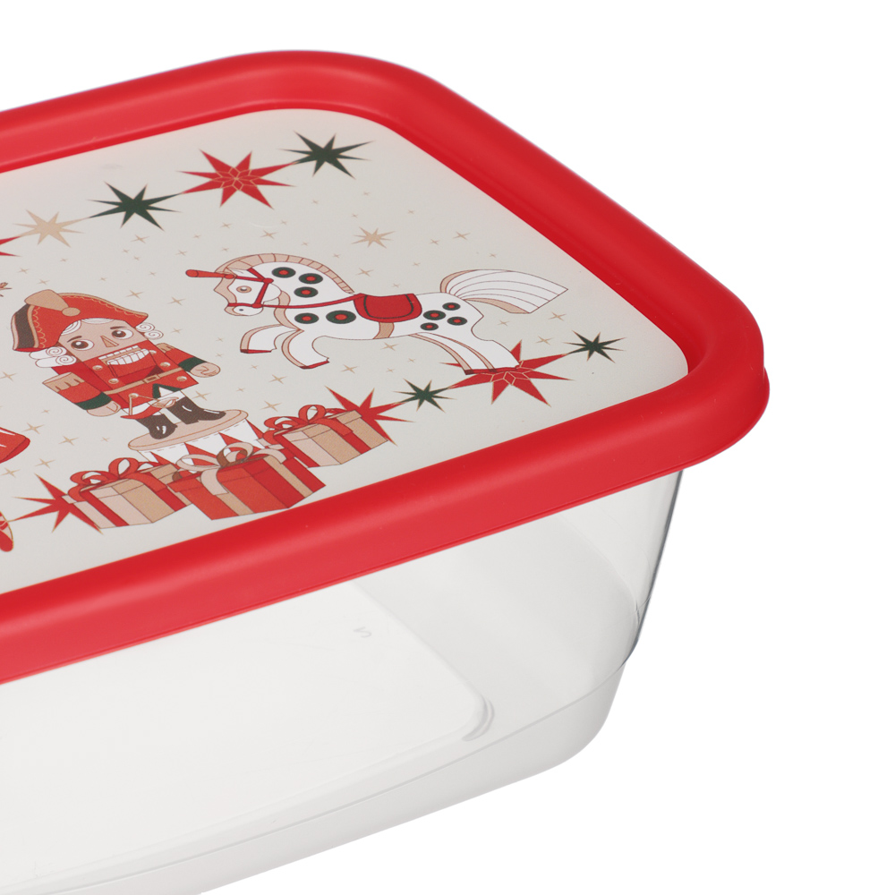 Щелкунчик Контейнер для продуктов прямоугольный 0,85л, пластик - #2