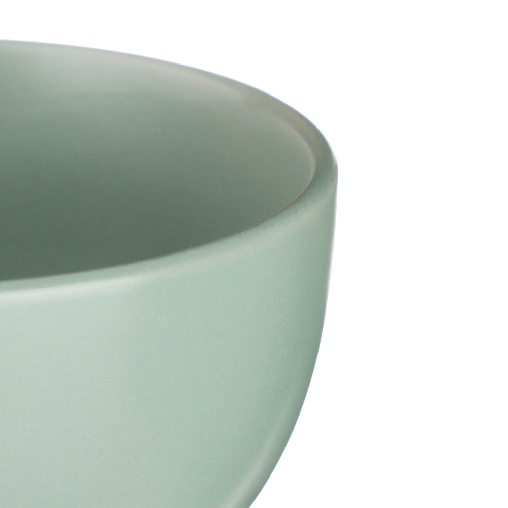 MILLIMI Салатник 710мл, 14х8см, керамика, оливковый - #3