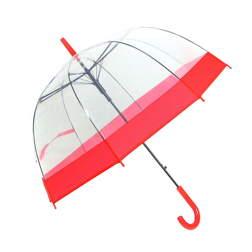 Зонт-трость женский, сплав, пластик, ПВХ, 58см, 8 спиц, 4 дизайна - #2