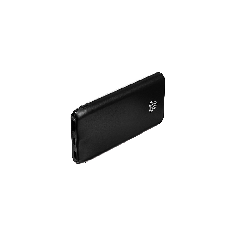 BY Аккумулятор мобильный, 10000 мАч, 1xUSB-A, 2xUSB-C, 20W, 3A, пластик, черный - #7