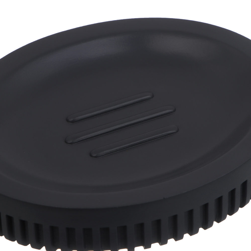 Мыльница тм VETTA Модена, полирезин, серый, 10x8x2см - #2