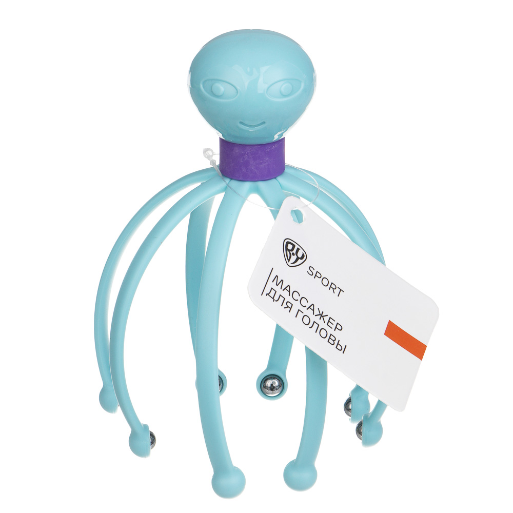Массажер для головы тм BY SPORT, 15х10см, пластик - #5