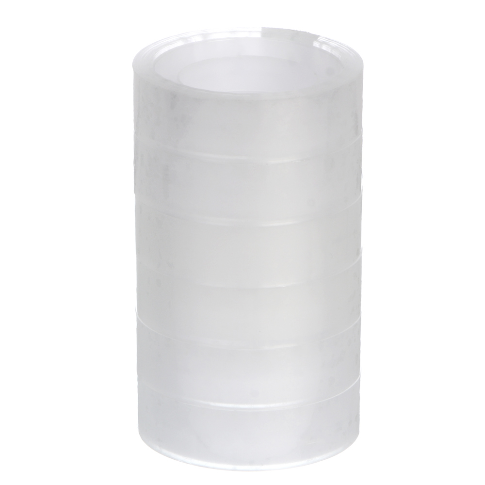 Набор липкой ленты ClipStudio 12ммх12м, 6 рулонов, прозрачный, ПВХ 35мкм, пластиковая втулка - #2