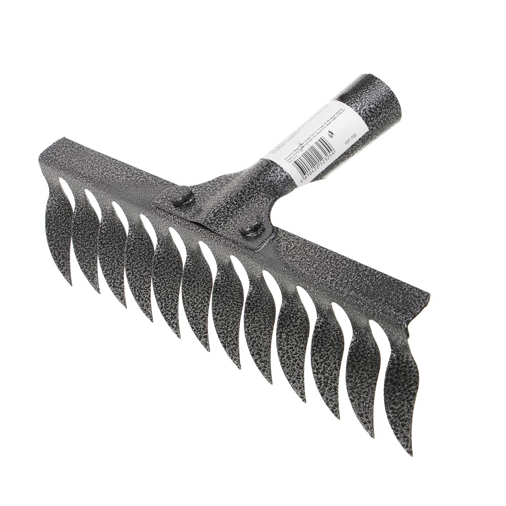 Грабли витые 12-зубьев б/ч, порошковый окрас,0.2 см, сталь - #4