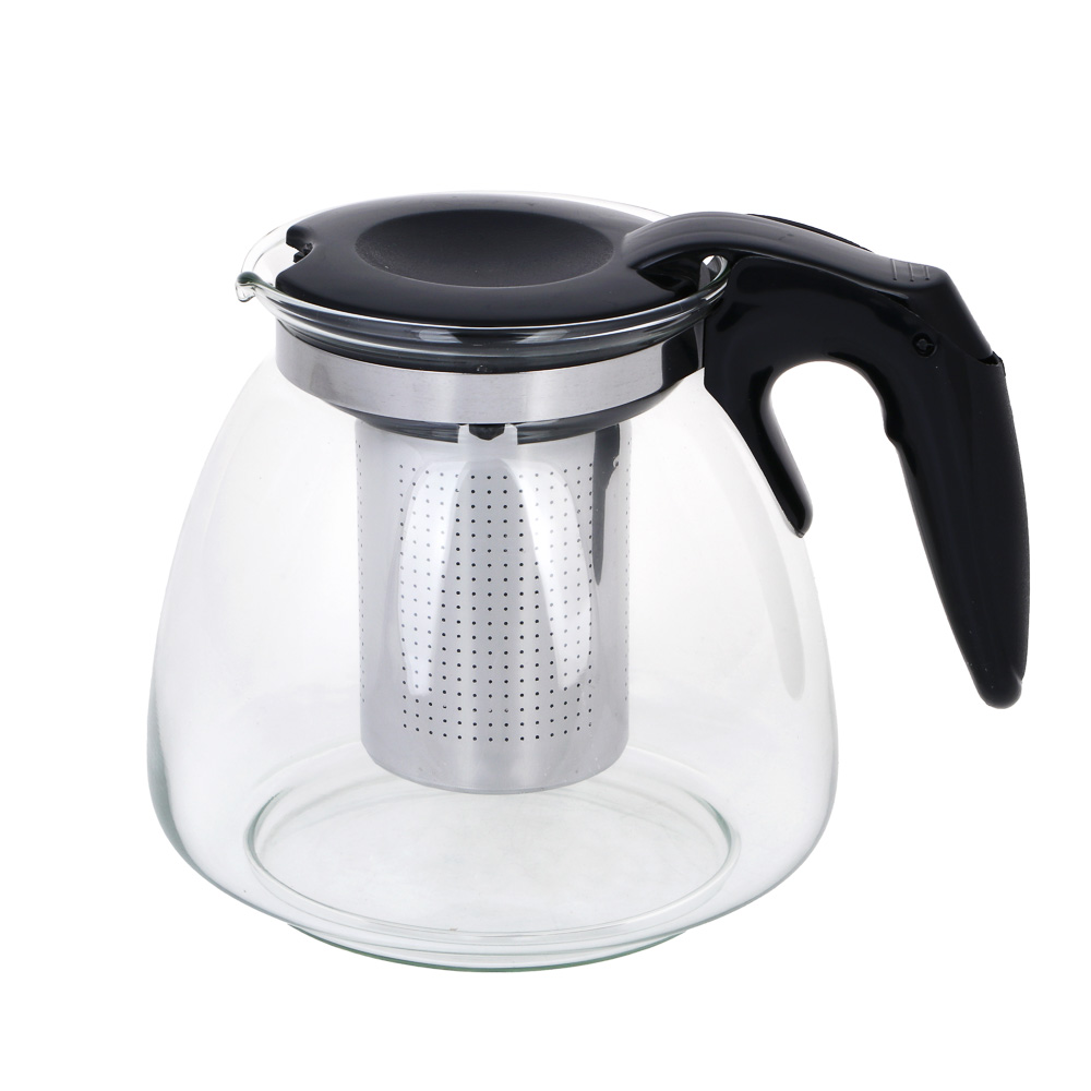 VETTA Чайник заварочный 1100мл, ситечко из нерж.стали, стекло, полипропилен - #2