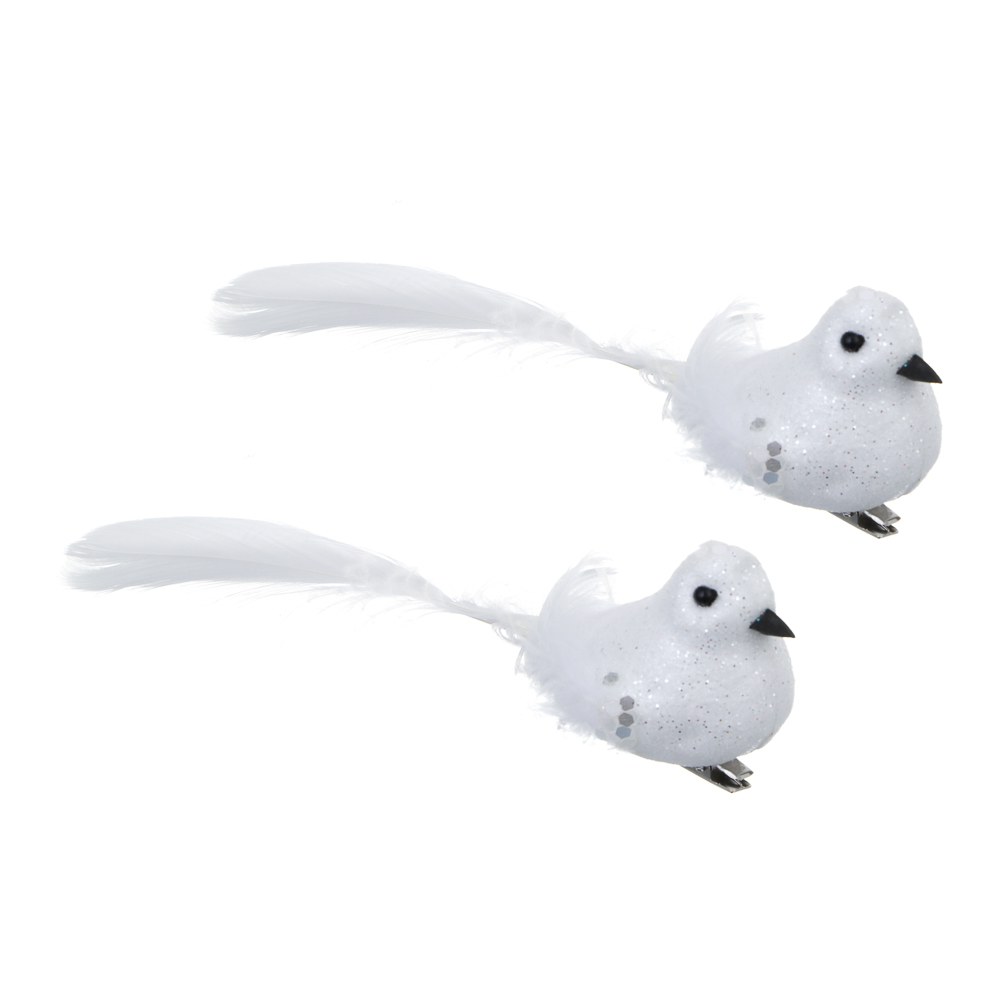 СНОУ БУМ Птицы на прищепке 2 шт, 4x13 см, пластик, 26-531 - #1
