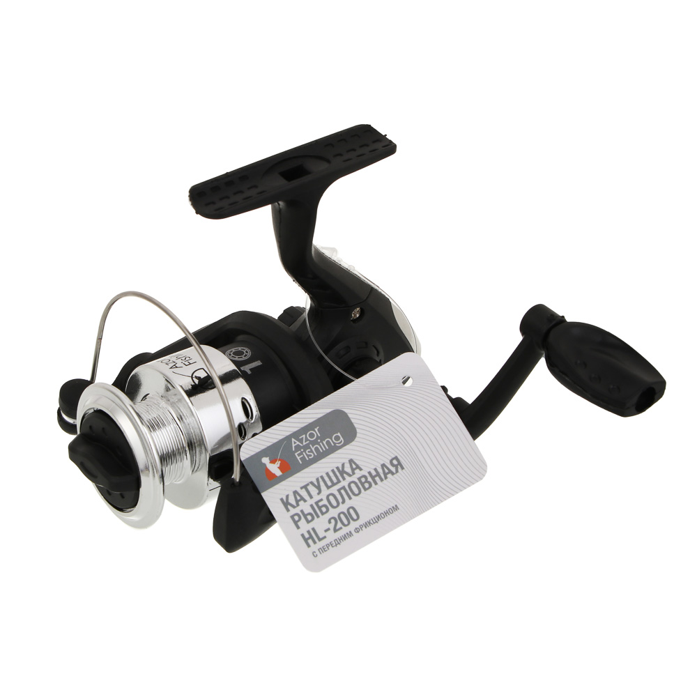 Катушка HL 200 тм AZOR FISHING, передний фрикцион, 1 п.п - #6