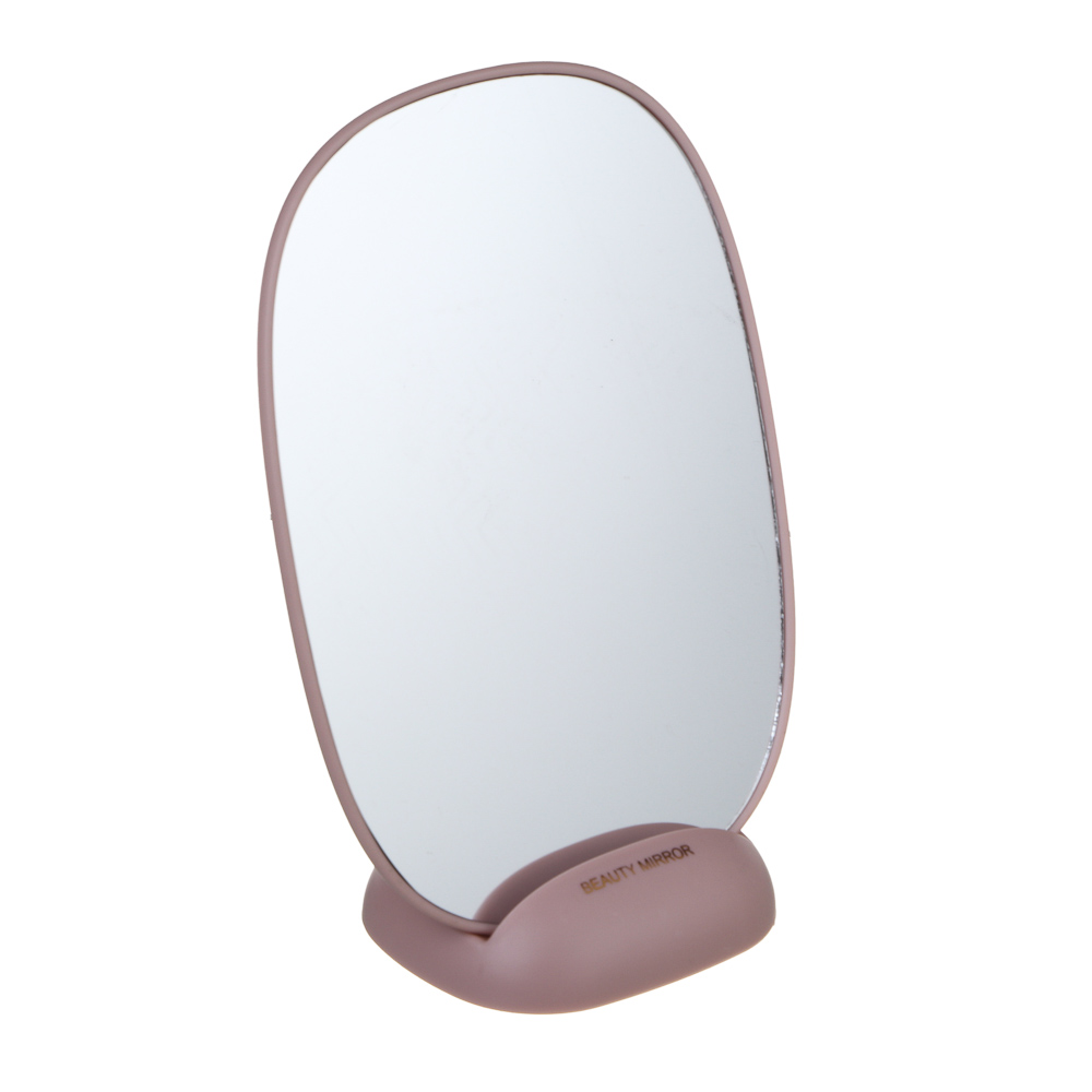 ЮНИLOOK Иллюзия Зеркало настольное с подставкой, полистирол, стекло 21х15см, 3 цвета - #2