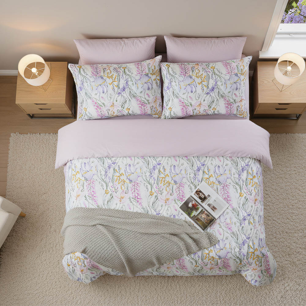 PROVANCE Ботаника Комплект постельного белья евро (4 предмета), поплин, 100% хлопок - #12