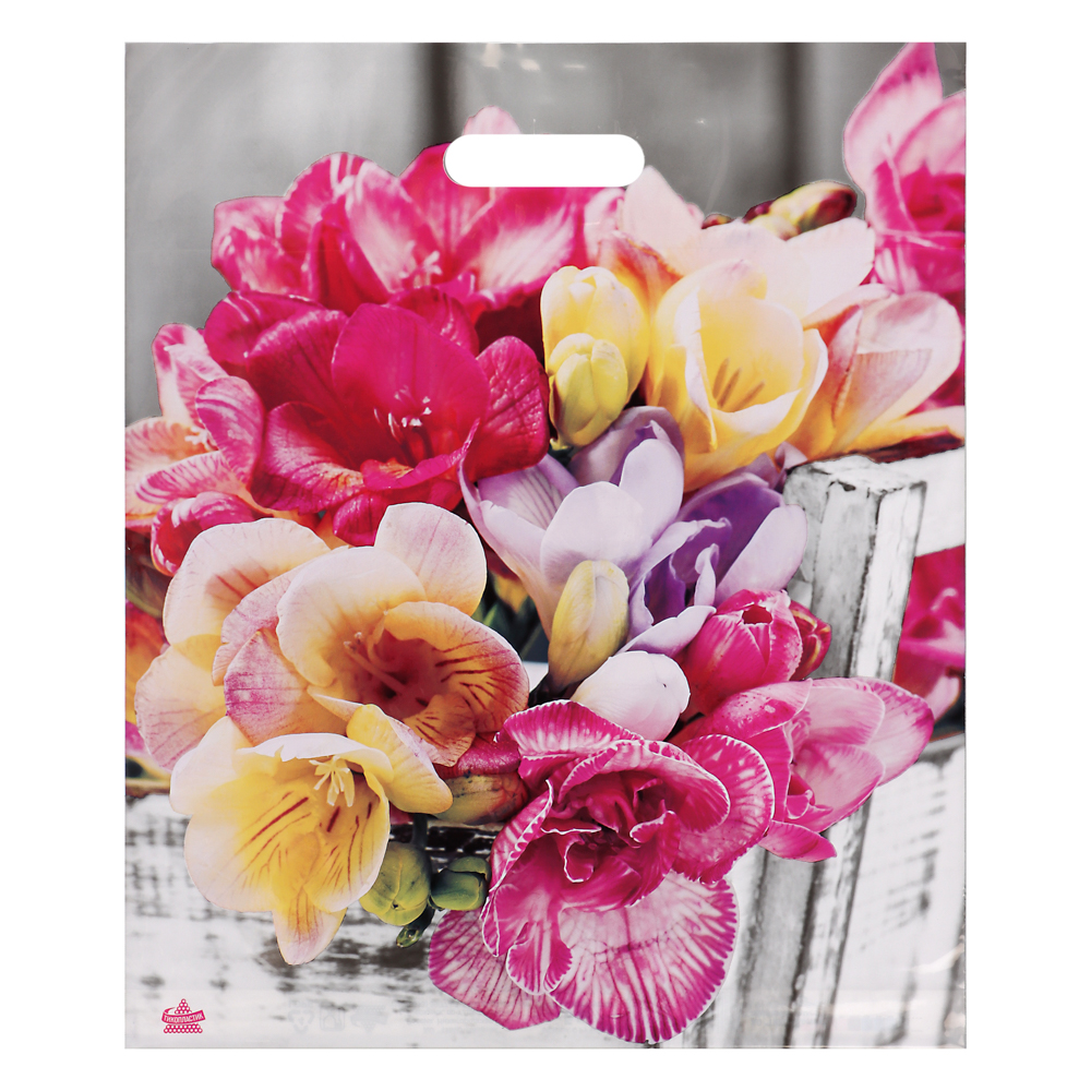 Пакет Цветочная симфония-пакет вырубной, 45x38см, 60 мкм, ПВД - #1