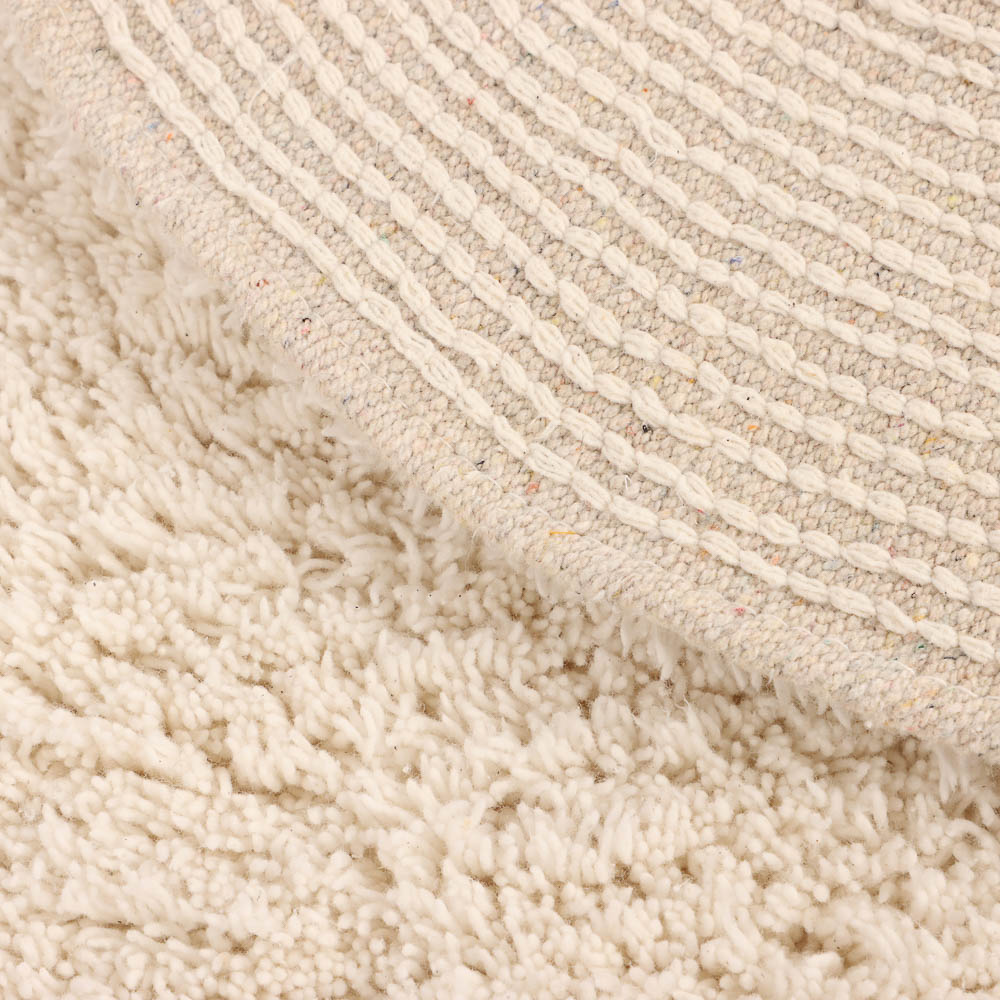 Коврик для ванной 40х60см овал TERNI кремовый, хлопок, SWM-6010-CRM-B - #4