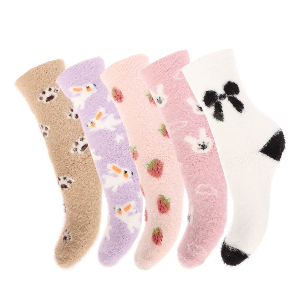 GALANTE Носки женские, р-р 23-25, 93% полиамид, 4% полиэстер, 3% спандекс, разноцветные, НС22-26 - #1