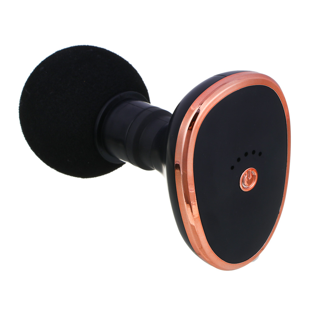 LEBEN Массажёр перкуссионный, 5 режимов, чёрный, 500 мА/ч, сила удара до 10кг - #1