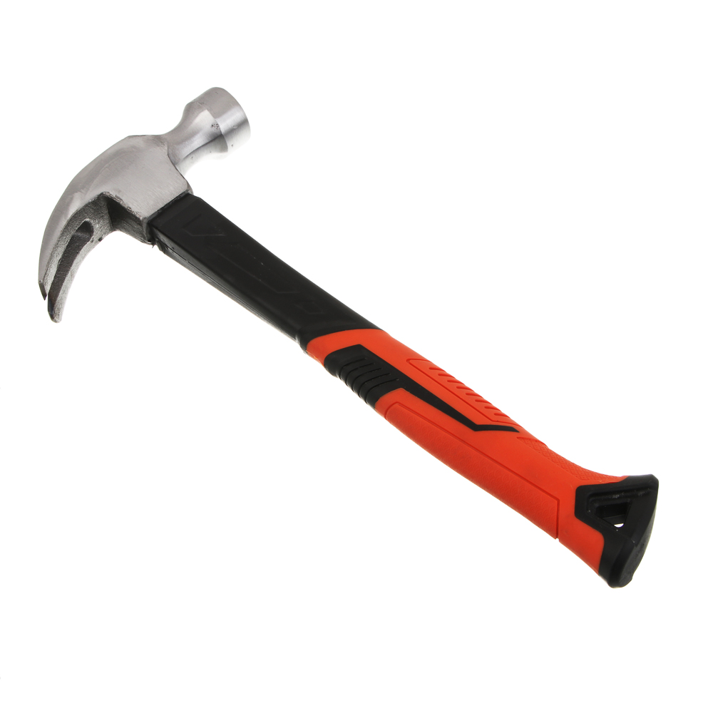 ЕРМАК Молоток гвоздодер кованный, боёк 0,75кг, фиберглассовая ручка с обрезиненной рукояткой TPR - #2