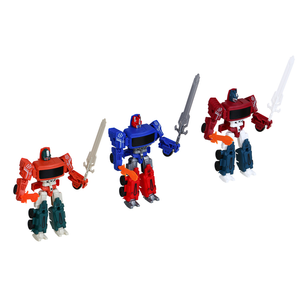 ИГРОЛЕНД Робот "Воин улиц", трансформация, ABS, 20,7х23х6,5 см, 3 дизайна - #2