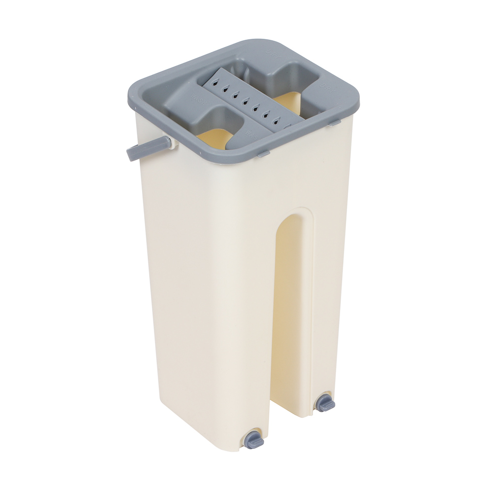 VETTA Набор для уборки: швабра, ведро с механизмом отжима, 2 насадки, микрофибра - #4