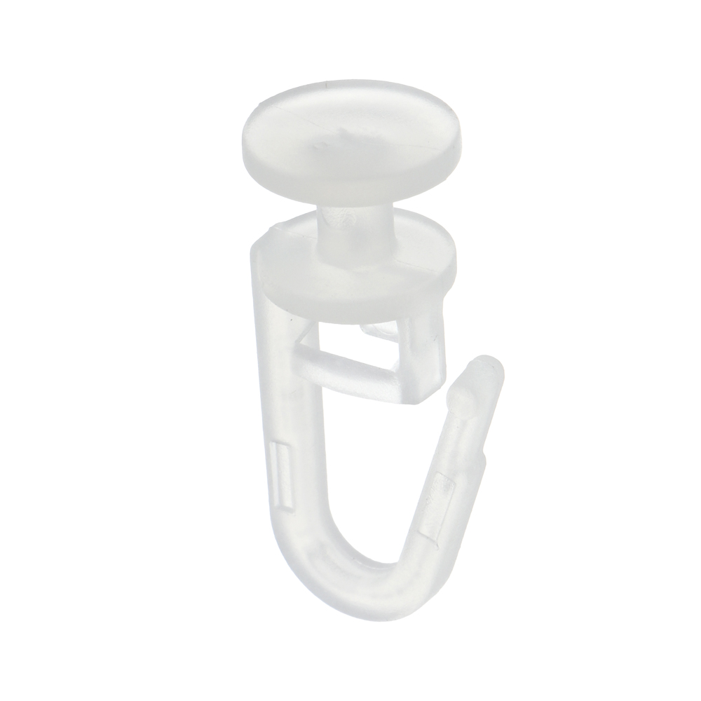 Крючки для штор, 100 шт, POM, 2.6x1.3x0.9 см/шт., цвет прозрачный - #2